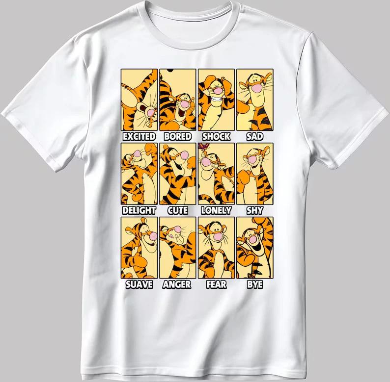 Tigger Moods 2026 White T Shirt