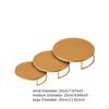 3 Pieces Cake Stand Action Figure Toy Showcase Cupcake Display Stands Buffet Risers for Baking Cafe