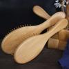 Yousheng Bamboo Air Cushion Hairbrush Hair Growth Natural Wood Bristle Scalp Massage Brush Men Women Anti-Static All Hair Types Detangling Comb