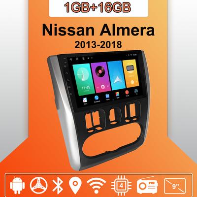 Автомобильное радио Android Auto Carplay для Nissan Almera 2013-2018, мультимедийный проигрыватель, головное устройство, стерео, GPS-навигация, BT, WIFI 1+16 ГБ