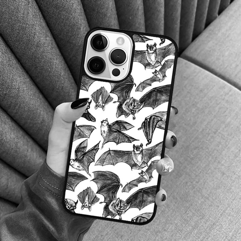 Halloween Bat Phone Case For iPhone 17 Air 16 16e 15 13 14 Pro Max 11 12 Plus 2022 MAX Shell Cover coque