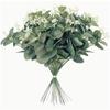 20Pcs Decoration Artificial Eucalyptus Leaves Bendable Silk Eucalyptus Leaf  Bridal Bouquet