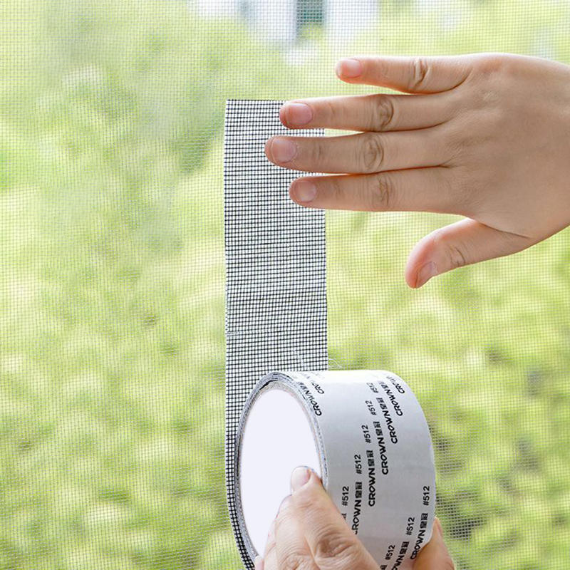 Strong Self Adhesive Window Screen Repair Tape Window Net Repair Patch Covering Up Holes Tears Anti-Insect Mosquito Mesh 2M/Roll