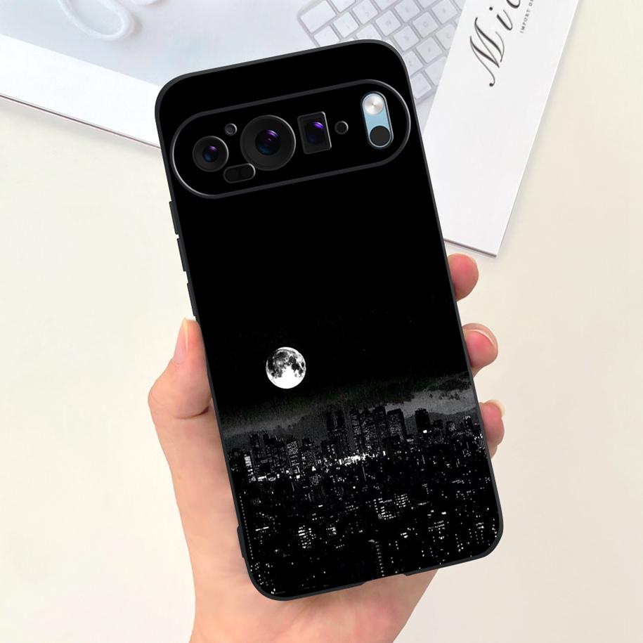 Для чехла Google Pixel 9 Pro Чехол для телефона Милый Астронавт Утка Корова Ударопрочный Силиконовый Мягкий Чехол Для Google Pixel 9 Pixel9 Оболочка