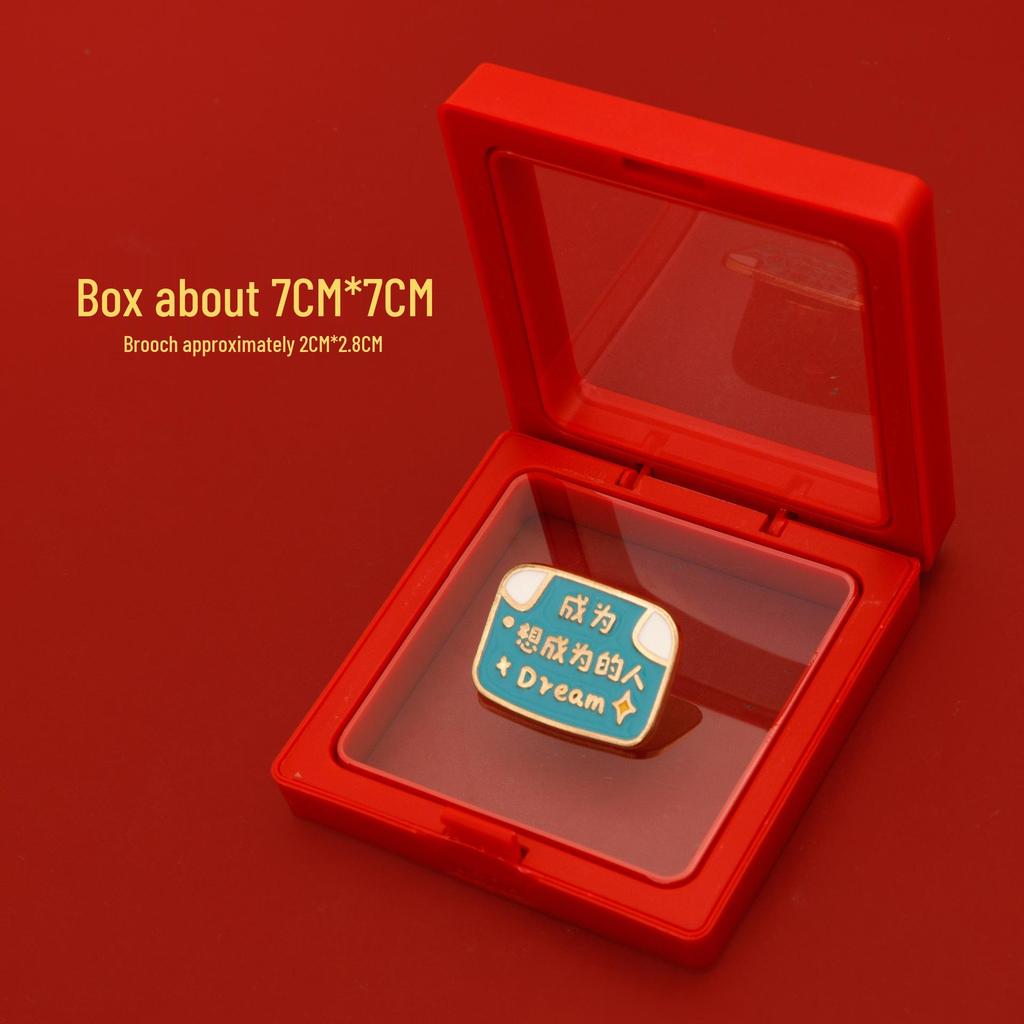 Success Gift Box: Motivational Brooch for Students - Pass Exams, Graduation, College & High School Entrance