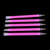 5Pcs/Set Dual-Ended Nail Art  Gem Picker Pink Dotting Pen Manicure