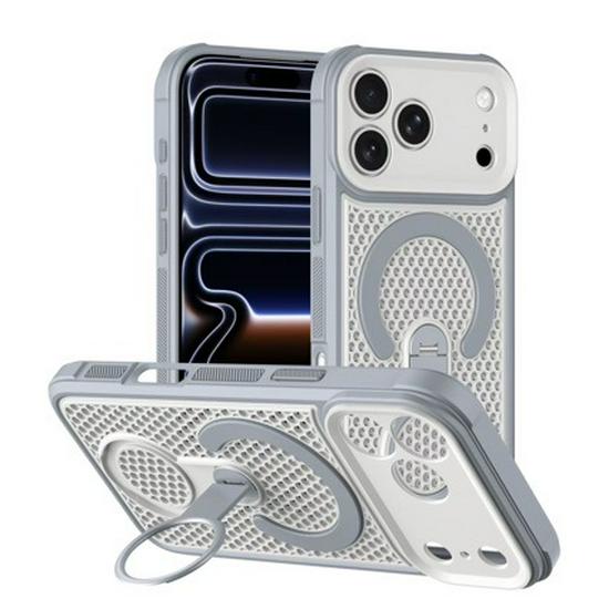 Вращающаяся подставка для Apple 17 Air 16 15 Plus, 14 13 12 Магнитный чехол для телефона с теплоотводом