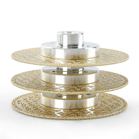 Алмазный шлифовальный диск Двусторонний диск для резки гипсофилы Высокопроизводительное гальваническое алмазное покрытие Шлифовальный диск для кладки