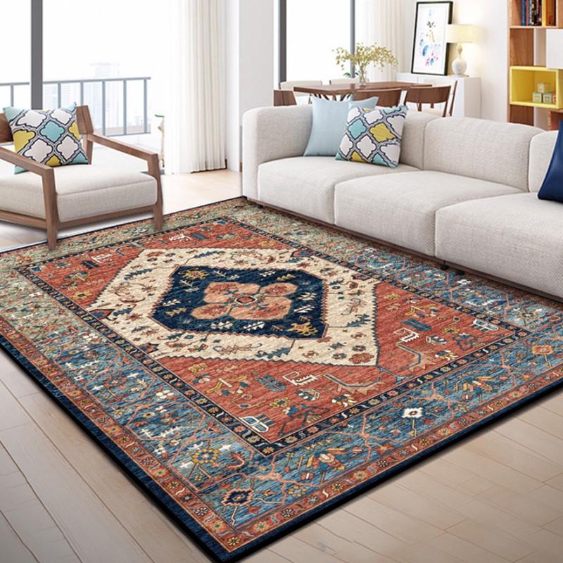 Persian Living Room Carpet Bedroom Bedside Sofa Coffee Table Study Retro European and American Carpet