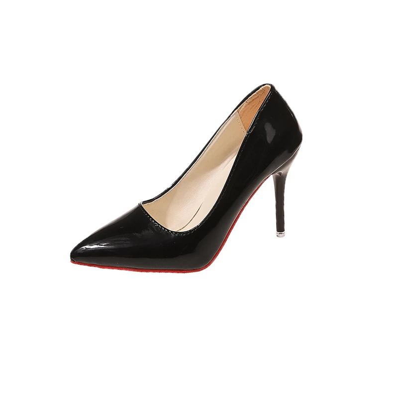 Женская обувь 2024 года, модные женские туфли на высоком каблуке, сексуальные туфли с острым носком, туфли-лодочки для вечеринок, женская горячая распродажа, туфли на каблуках больших размеров для женщин