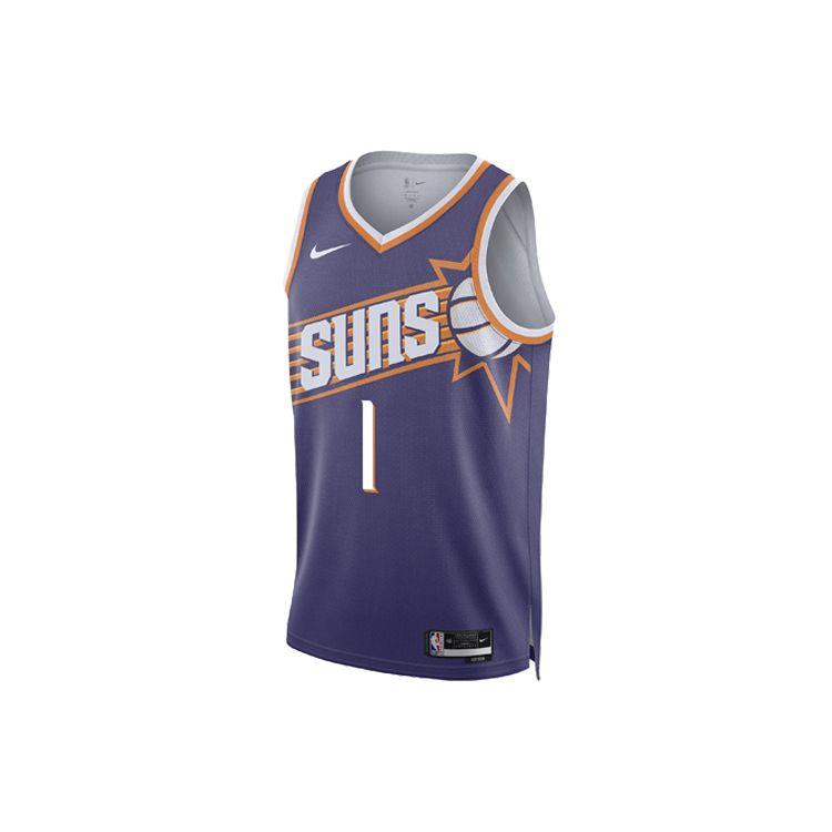 Nike NBA Phoenix Suns Devin Booker Icon Edition Dri-Fit Swingman Jersey Purple/White Men Streetwear DV4855-566