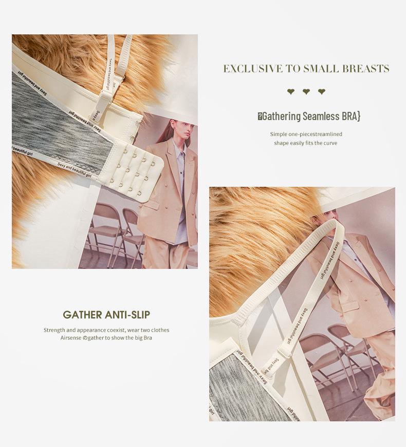 Бесшовный бюстгальтер пуш-ап для женщин: Толстый наполнитель, без косточек, боковая поддержка, против провисания для увеличения маленькой груди