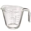 HARIO Measuring Cup Practical Capacity Made In 500, 500ml, Gray, Heat-Resistant Glass, Japan, MJP-500-GR