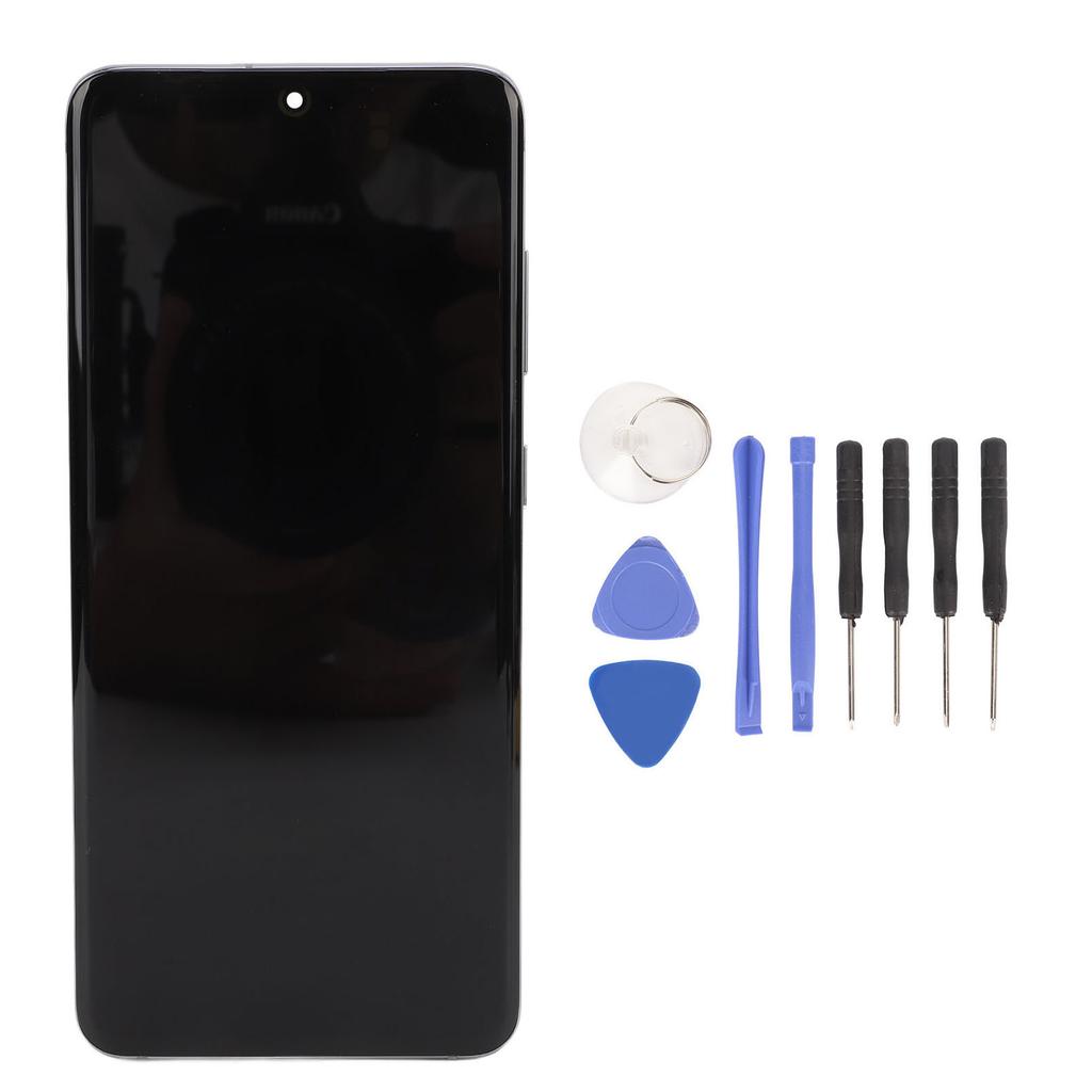 Сборка сенсорного экрана телефона 6,2 дюйма AMOLED-дисплей Сенсорный экран Дигитайзер Замена с рамкой для Galaxy S20 SM