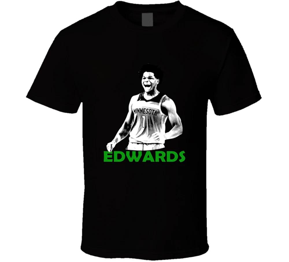 EDWARDS, Vector Anthony Edwards Basketball Hero Sport Fan T Shirt Tee Gift New