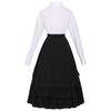 Gothic Victorian Style Costume Set Women Stage Performance Cosplay Party Dress