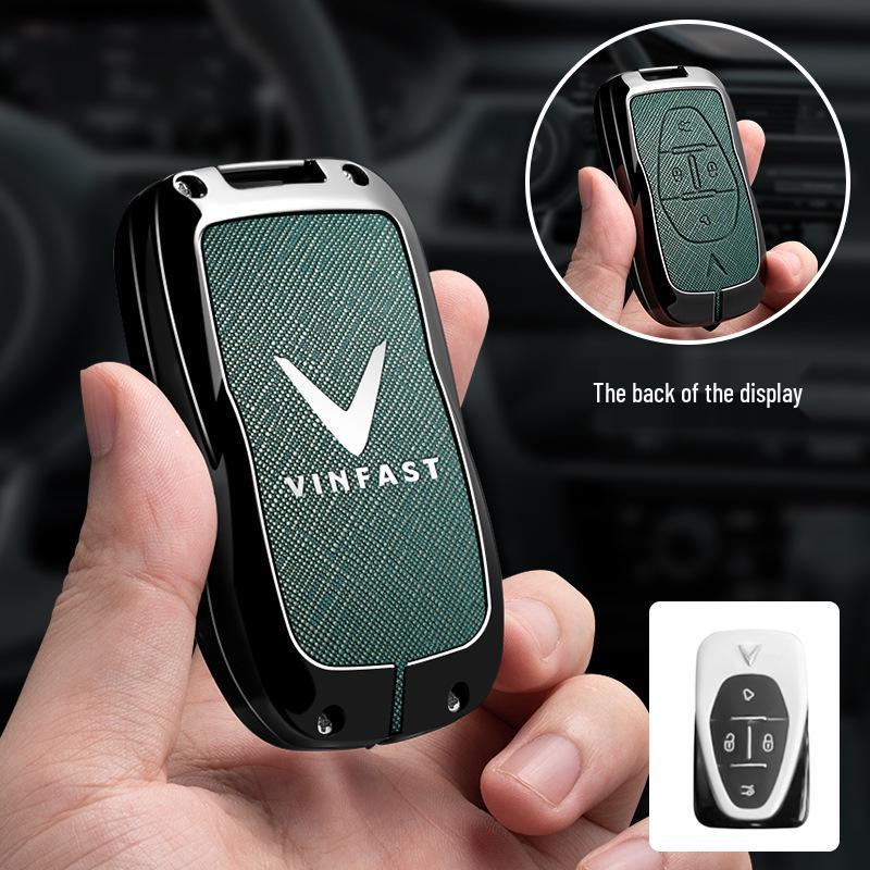 Vinfast Vietnam Car Key Case for Zhonghua V5/VF8 VF3/5/9 High-End Key Bag with Buckle for Men