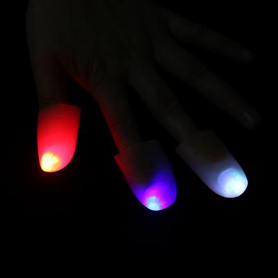 2 шт. вечеринка магия светящиеся светящиеся пальцы трюк появление света крупным планом