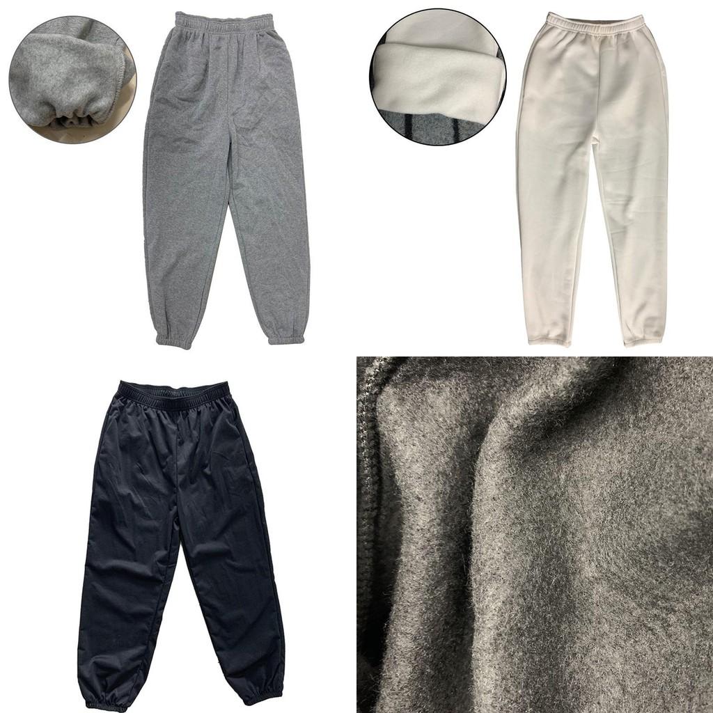 Удобные унисекс повседневные флисовые спортивные штаны с 2 карманами для повседневной носки