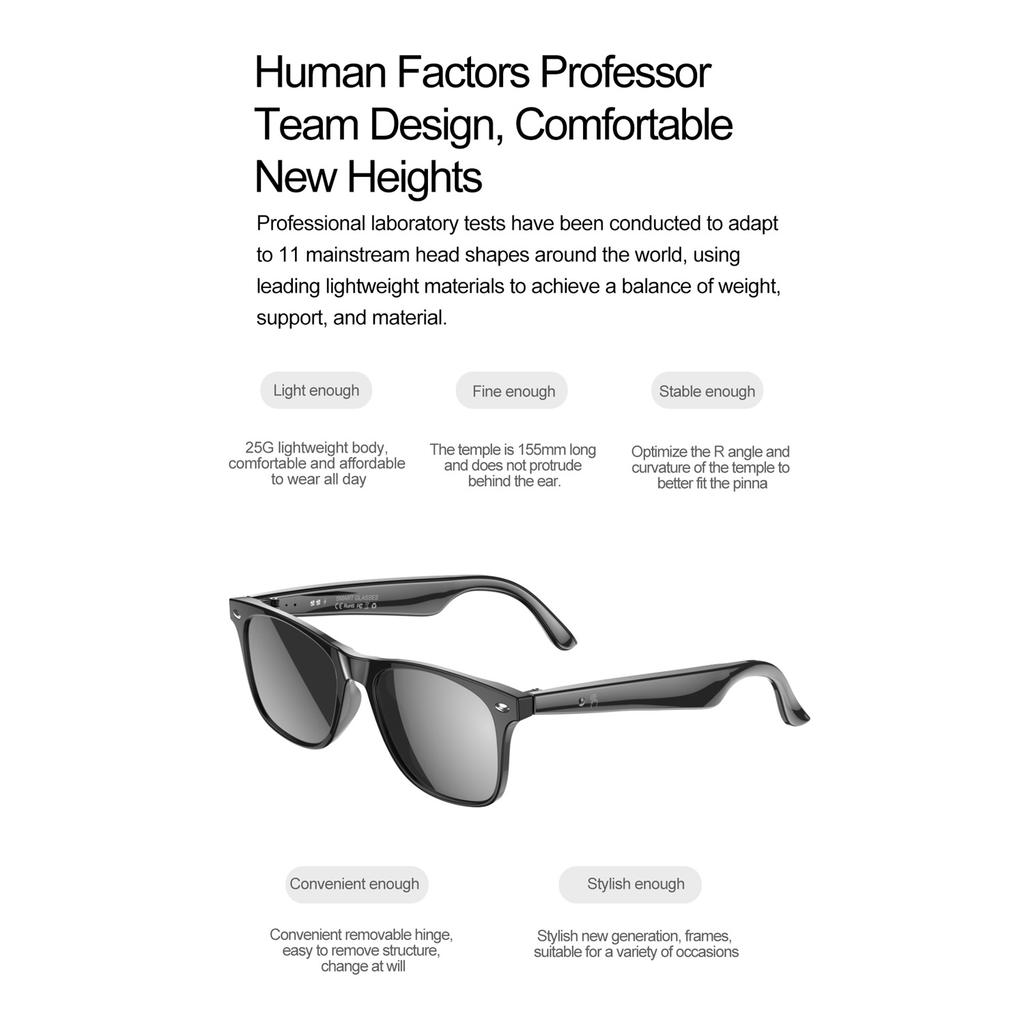 AI Intelligent Bluetooth Translation Glasses, 134 Online Language AI Automatic Dialogue Translation