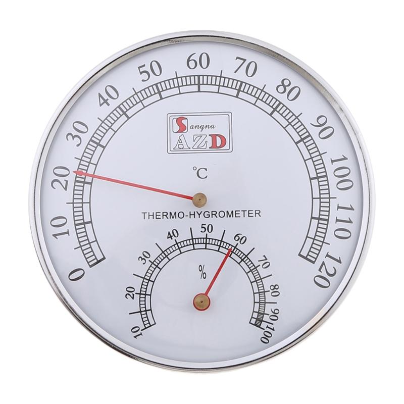 Sauna Thermometer Metal Case Steam Sauna Room Thermometer Hygrometer Bath And Sauna Indoor Outdoor Used