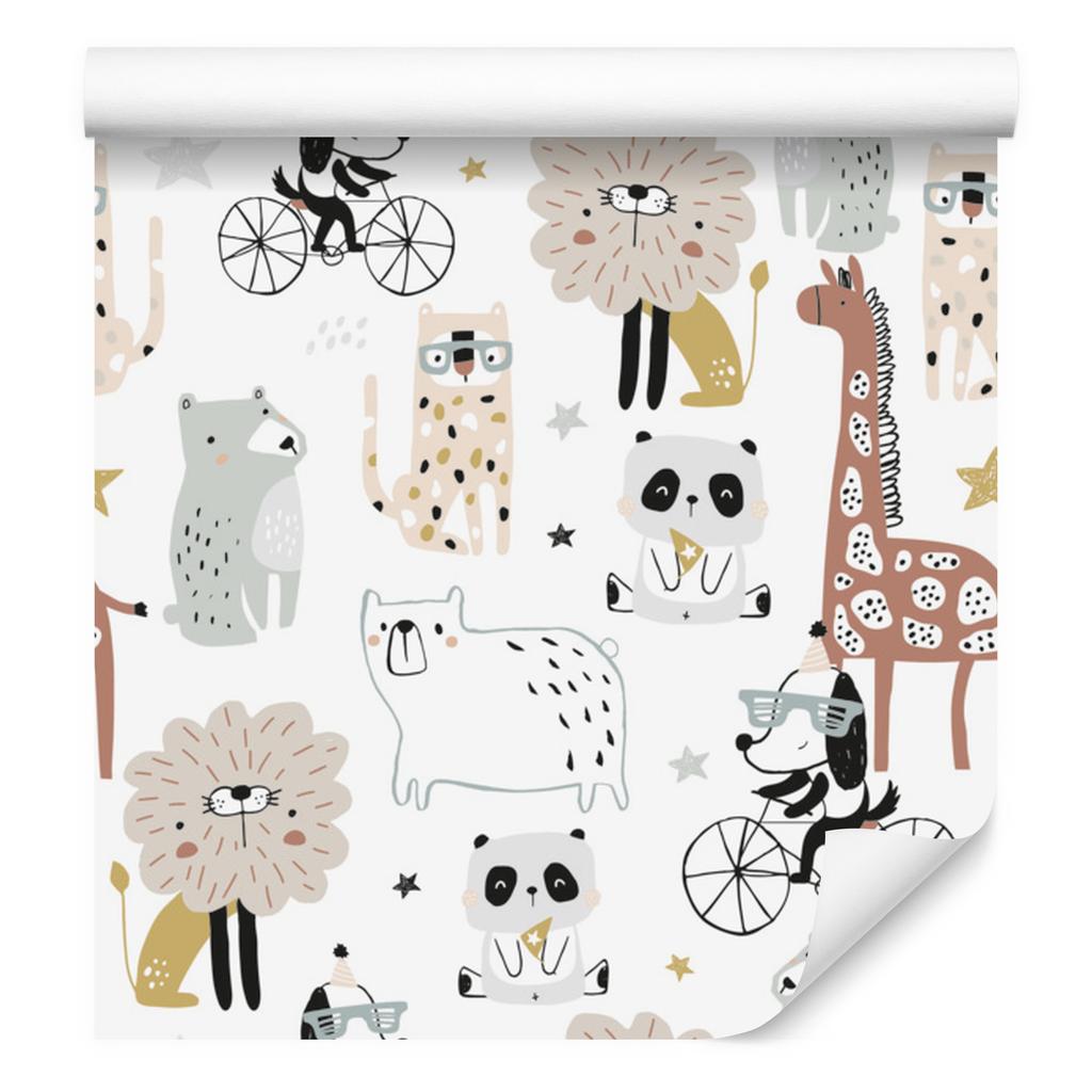 Wild Animals Wallpaper for Living Room and Bedroom 50x1000