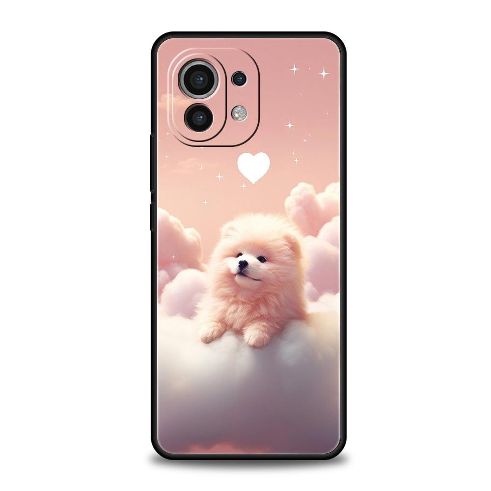 Cute Little Dog Phone Case Cover for Xiaomi Mi 17 15 14 13 12 11 Ultra 15T 14T 13T 12T 11T Pro Lite 5G Soft TPU Shell Fundas Bag