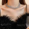 Rhinestone Irregular Necklace: Korean Creative Clavicle Chain, Light Luxury Fashion Jewelry for Women
