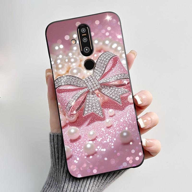 Милый Чехол Для Nokia 8.1 plus/NOKIA X71/Nokia 8/Nokia 8 Sirocco Печатный Корпус Защитная Крышка Мягкий Силикон Мультяшные Чехлы для Телефона