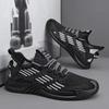 Men's Shoes Summer Breathable Fly-woven Sports Running Shoes Trend with Students Sports Shoes Soft-soled Work Shoes