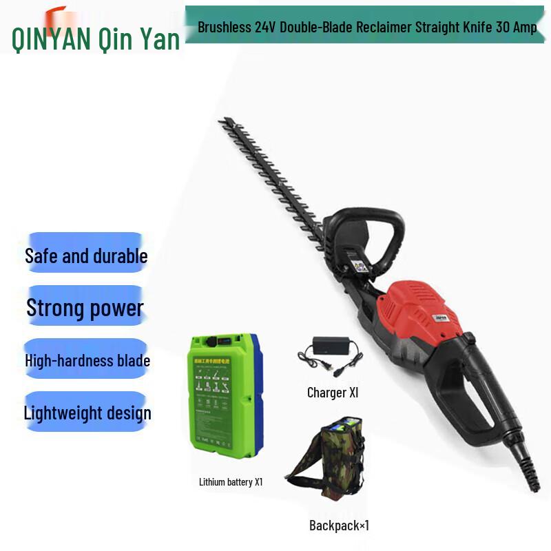 Qinyan Cordless Electric Pruning Shear & Hedge Trimmer CN plug (adapter included)