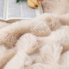 Одеяло из искусственного меха на все сезоны, теплое мягкое покрывало для дивана, покрывало на кровать, для офиса, постельное белье для путешествий, домашний декор