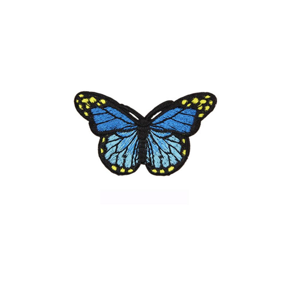 Sewing Badges Printing Butterfly Heat Transfer Sticker Iron On Patche Applique Clothes Patch