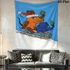 Die Maus Wall Tapestry Aesthetic Wall Hanging Printed Fabric Blanket Decorative Tapestries for Bedroom Living Room Home Decor