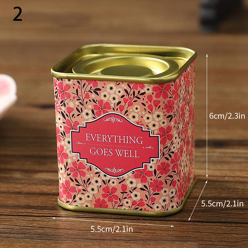 Контейнеры для чайных емкостей, банки для свечей, кофейные конфеты, закуски, маленькие жестяные мини-контейнеры для хранения, герметичные банки, упаковка для чайной посуды