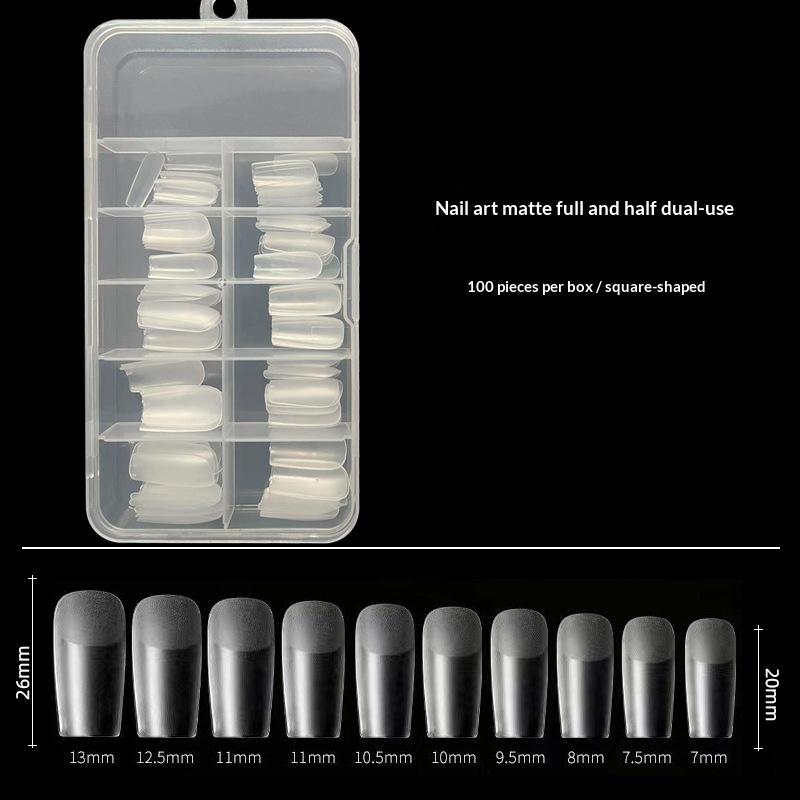 240pcs Sandwich Dual Nail Forms Coffin Nail Molds 15 Sizes Set for Salon Acrylic Gel Extension Manicure Tools
