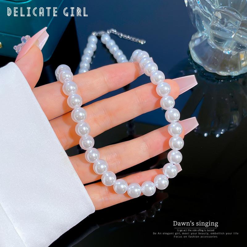 Геометрические Популярные Элементы Роскошное Банкетное Свадебное Ожерелье Женская Универсальная Цепочка на Ключицу Титановая Сталь