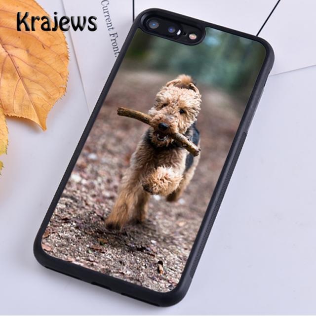 Krajews Airedale Terrier Dog Phone Case Cover For iPhone 17 Air 16 15 14 plus 11 12 13 pro max coque Shell Fundas