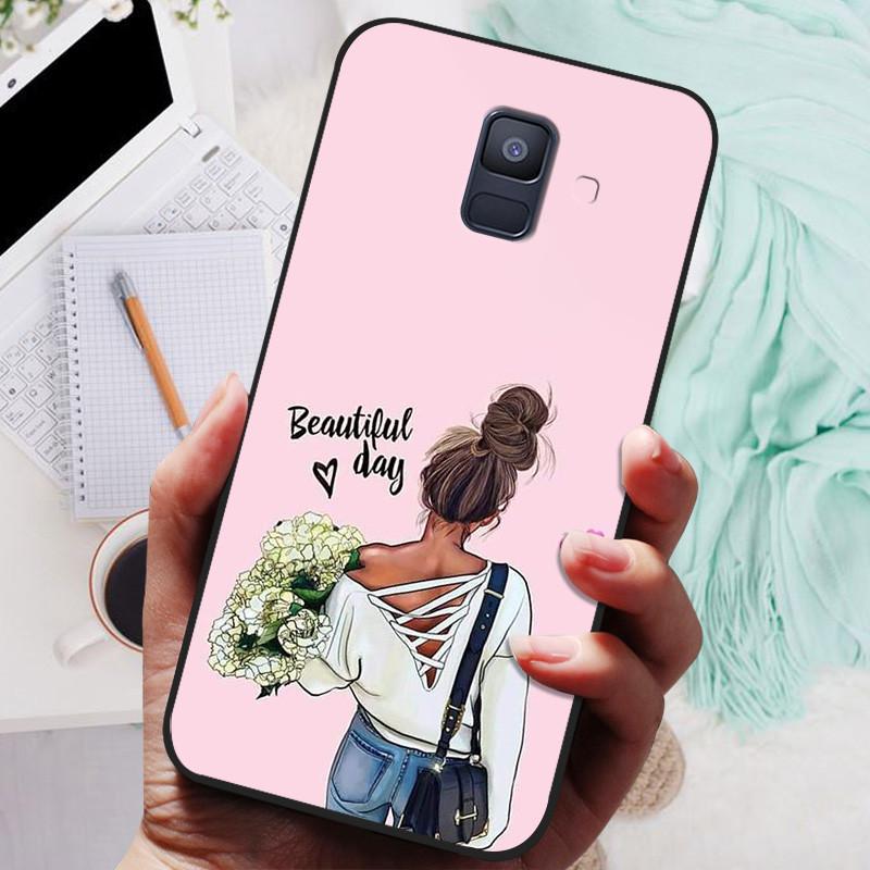 Для Samsung Galaxy A8 Plus 2018 Чехол Черная Крышка Лев Волк Силиконовые Мягкие Задние Чехлы Для Samsung A8 2018 A530 A530F Чехол для телефона