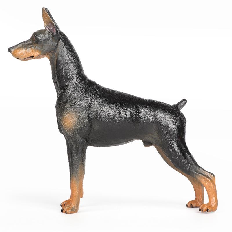 1/6 Dobermann Figure Collectible Toys Dog Animal Soldier Action Figures Kids Children Plastic Toys Gift