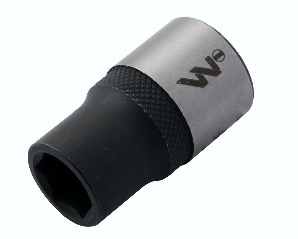 Hexagonal socket 1/2". 10 . CrV50BV30. DIN 3124. Waryński