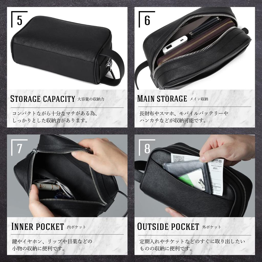 Сумка-клатч свадебная из натуральной кожи брендовая кожаная вторая сумка торжественный случай популярная стильная мужская ручка черная [PHLOX] мужская (Саффиано