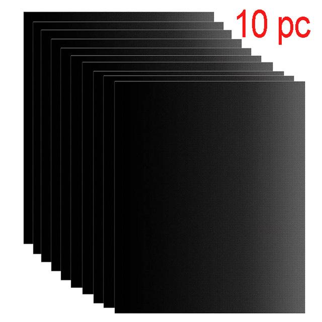 1-10pcs Non Stick BBQ Grill Mat 40*33cm Baking Mat BBQ Tools Cooking Grilling Sheet Heat Resistance Easily Cleaned Kitchen