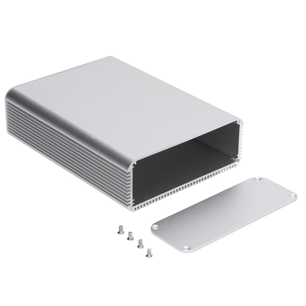 Корпус распределительной коробки из алюминиевого сплава, встроенный корпус 45x120x160 мм, матовое серебро