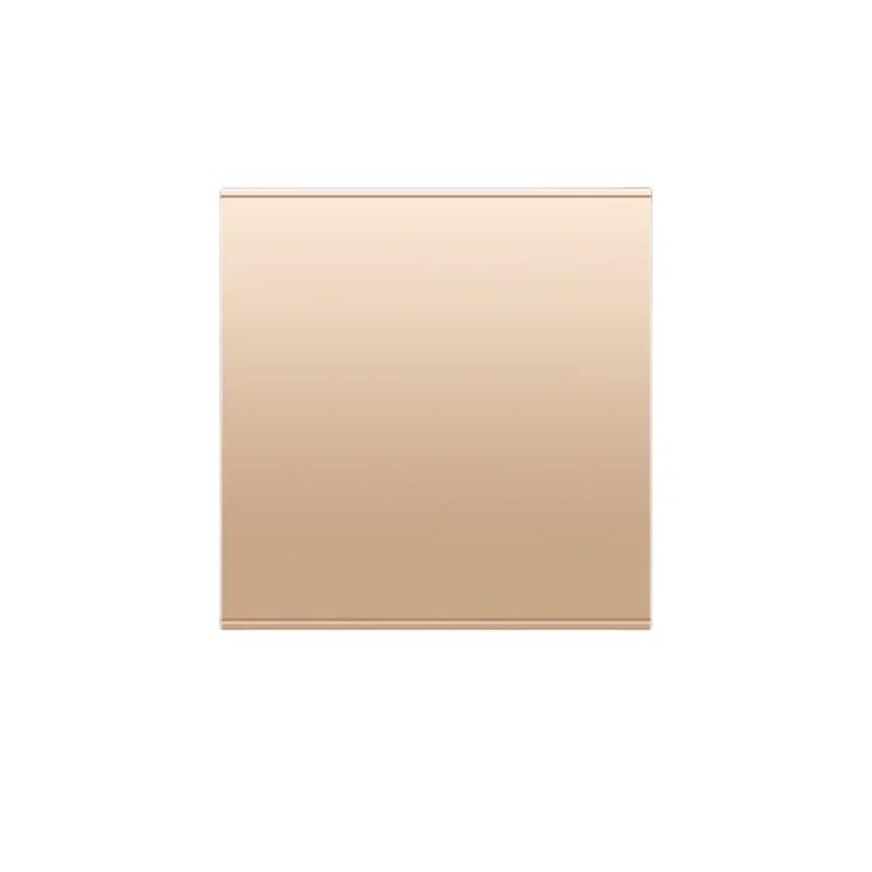 Uk Type 86 13A Универсальный розовое золото 220 В настенный большой деформированный 1-клавишный 2-позиционный крестовой выключатель света, USB электрическая розетка