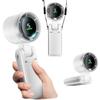 WHWKOP Handheld 3600mAh High Capacity Instant 5 Wind Speed Suitable for and Outdoor Use Fan, Powerful, Quiet, Compact, Handheld, Neck-Hanging,