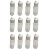 Transparent 30ml Refillable Bottles Flip Top Containers Round Plastic Bottle 1oz Dispensing Bottle