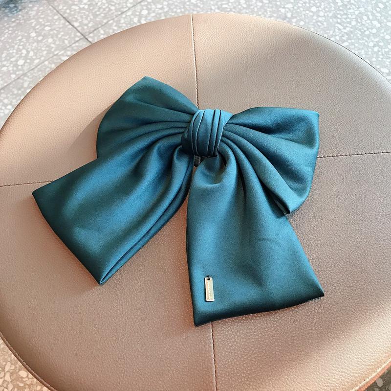 Большая тканевая заколка-бант для волос - Корейский сказочный стиль хвост и верхняя заколка