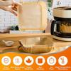Air Fryer Baking Paper 50/100PCS for BBQ Plate Square Rectangle Round Oven Pan Pad Non-Stick Mat Oil-proof Liner Kitchen Tool