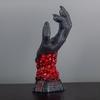 Berserk Resin Devil Hand Sculpture Heart Комплект ожерелий Реалистичный Череп Руна